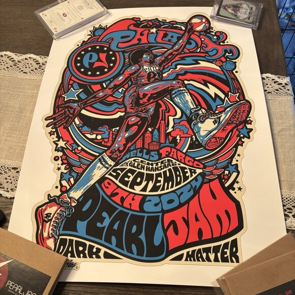 Other - PEARL JAM PHILADELPHIA POSTER 2024 wall art print